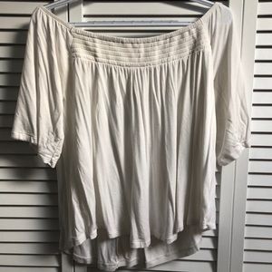 AEO Soft & Sexy Off the shoulder white top